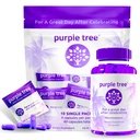 purpurowe drzewo Post- Celebration Wellness Butelka + Zestaw pakiet Combo, Wparcie wątroby, Szybkie nawodnienie, Napełniacz ciała 124; Dihydromyricetin DHM, Ostrze mleka, Elektrolity, Witamina B, Willow Bark, Quercetin