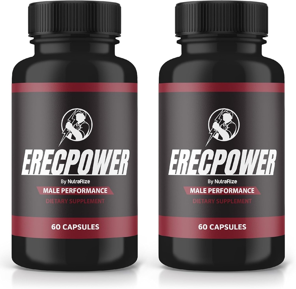 (2 Pack) Erecpower Kapsułki, Erecpower Pills for Men, Erecpower Mężczyzna Performance Supplement, Advanced Formulation to Support Men 's Active Lifestyle, Erec Power Pastillas Recenzje (120 kapsułki)