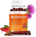 1500mg Berberine Gummies, suplement Berberine High Potency z Ceylon Cynamon Gummies, Turmeric, Magnez, Sugar Free, Non-GMO, Gluten- Free - Mieszane Berry Flavored 60 Gummies