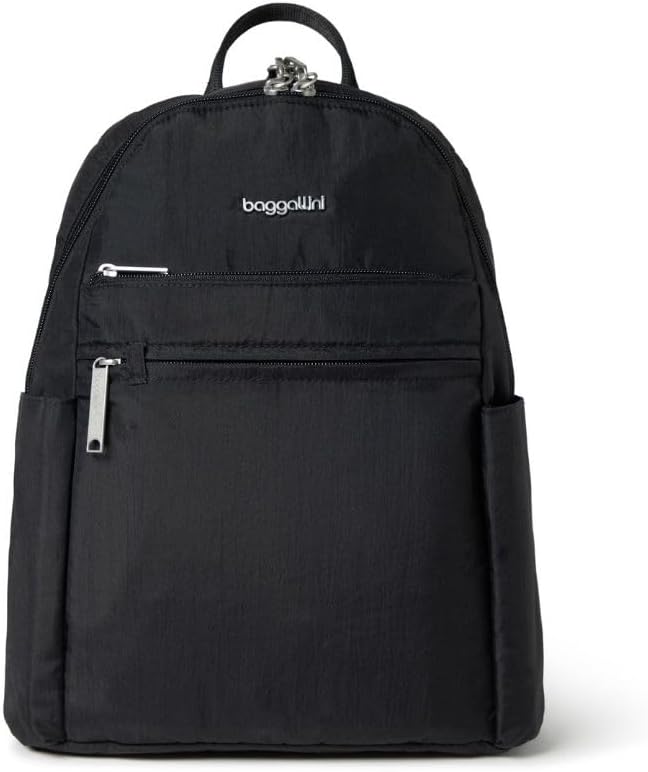 Secretex ® Anti- kradzieże Wakacje Podróże Plecak 10x13 "Slash- Resistant Nylon Daypack w / RFID, Czarny