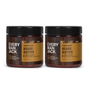 Każdy człowiek Jack Beard Butter- Subtelny zapach Sandalwood - Hydrates i Styles Suche, Niesforne Beards Podczas Ulgi Itch - Naturalnie Posiadane z masłem shea i oleju kokosowego - 4- uncja (2 Pack)