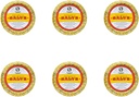 Rawleigh Antiseptic Salve Iconic Yellow Big Tin: 4.5 oz, Wielozadaniowa maść łagodzi cięcia, siniaki, podrażnienia, z terpentyny, fenol, olej z nasion bawełny i parafina, Oryginalna formuła - Opakowanie 6