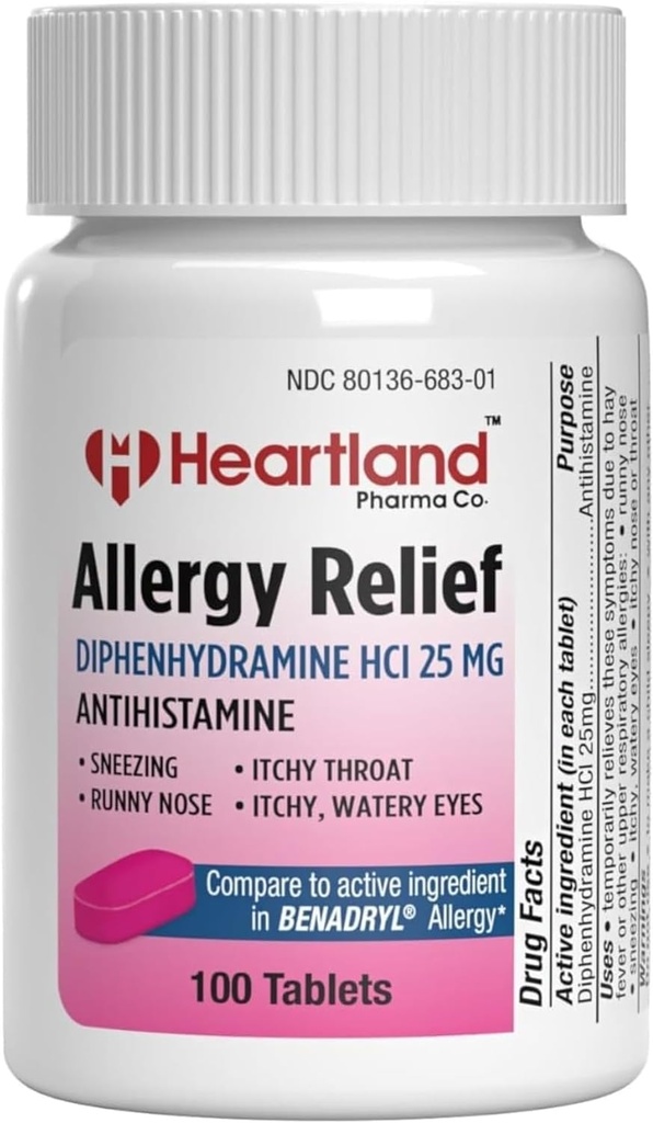 Difenhydramina HCI 124; difenhydramina Alergia Relief 124; antyhistamina Difenhydramina 25 mg tabletki 124; 100