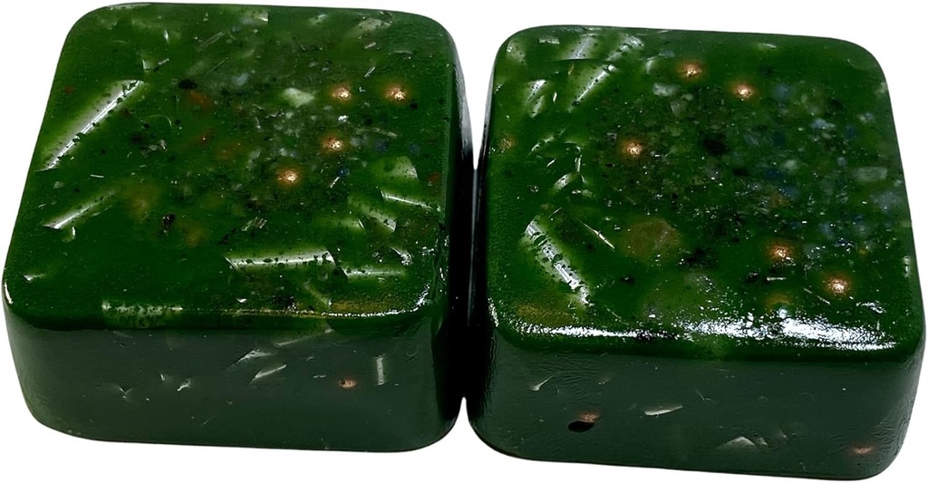 Zielony tlenek chromu 2 Mini wieża Cube Busters Crystal Orgone (Zielony tlenek chromu)