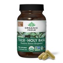 ORGANIC INDIA Tulsi Holy Basil Kapsułki - Święty Basil Extract - Święty Basil Suplement liści, Herbal Supplement, Immune Support, Stress Relief, Wegan, Gluten- Free, Kosher, Organic, Non-GMO - 90 Kapsułki