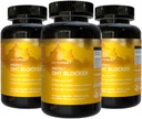DHT Blocker for Men and Wolne od gluten- Formuła, Piła Palmetto, Pieszczoty siatka, Zielona herbata, Pigeum Bark & Nasiona dyni 124; Suplementy do włosów wzrostu włosów, 60 Hrabia, Opakowanie z 3