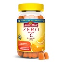 Nature Made Zero Sugar Witamina C Gummies 250 mg na serwowanie, immunologiczne i przeciwutleniacze Wsparcie, Aspartam Free, 100 Gummies bez cukru, 50 Day Supply