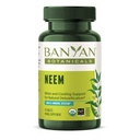 Banyan Botanicals Neem Tablets - Organic Neem Leaf (Azadirachta Indica) - Wspiera naturalne detoksykacji, zdrowej skóry i immunologicznego zdrowia * - 90 Tablets - Nie-GMO zrównoważonysourced Vegan