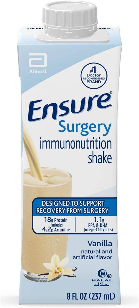 Zapewnić chirurgii Immunonutrition Shake, Vanilla, 8 fl oz, 15 Hrabia