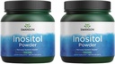 Swanson 100% Czysty Inozytol Proszek - Naturalne uzupełnienie Promowanie Focus & Relaxation - Nerve & Cellular Support - (8oz) 2 Pack