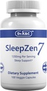 Dr.K & C SleepZen7 SleepZen7 Supplement - All Natural Botanical Plant Sourced 1200 mg 100 Veggie Capsules Sleeping Support Organic Tart Cherry Valerian Root Extract No Filler Non GMO