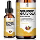 iMATCHME Premium Soursop Graviola dla trawienia, Wsparcie zdrowej skóry i snu, Ekstrakt Soursop płynny kropla z liści i owoców Graviola, Cukier / kofeina / Gluten wolny, Passion Fruit Flavor, 2 Fl Oz