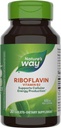 Natural 's Way Riboflavin Witamina B2, 400 mg na porcję, Opakowanie po 3