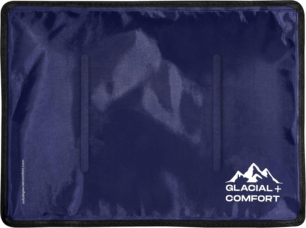 Lodowy Comfort Duży żel Ice Pack dla urazów wielokrotnego użytku - (15 "x 11") Cold Pads for Back Pain, Hip, Knee, Shoulder, Muscle Strains, Migrena & Postpartum Recovery, Flex Technology - Compression Pad.