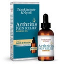 Frankincense i Myrrh Artretitis Pain Relief Rubbing Oil - Artretitis Pain Reliever with Frankincense Essential Oil for Sciatica, Lower Back, Neck, Hands, Knees, Joints and Shoulders, 2 fl.oz. - 1 Pack
