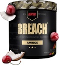 REDCON1 Breach BCAA, Tiger 's Blood - Keto Friendly + Sugar Free Essential Amino Acids for Recovery - Zawiera BCAA L- Leucine, L- Isoleucine & L- Valine (30 Servings)