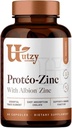 Utzy Naturals Protéo- Zinc India 124; Albion Chelated Cynk Bisglicinate (TRAACS ®) for Imimmunological Health Equipment 124; Made in The USA Equipment 124; 60 kapsułki