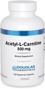 Douglas Laboratories Acetyl L- Carnitine 500 mg XI124; Wspomaga funkcje mózgu i nerwów podczas normalnego procesu starzenia * XI124; 120 Kapsułek
