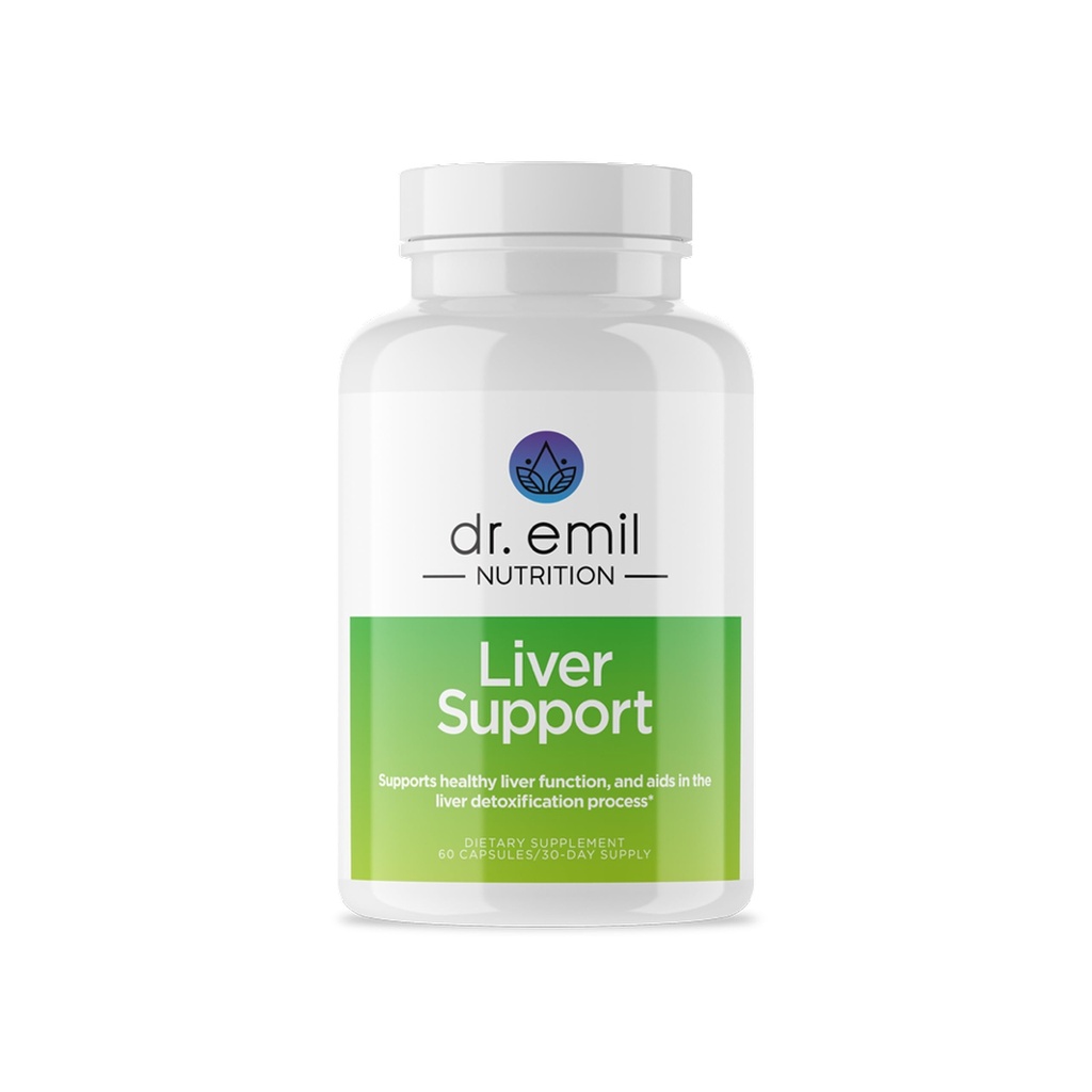 DR. EMIL NUTRITION Liver Support Supplement prepared to Cleanse, Detox, Repair & Support Healthy Liver Function with Milk Thistle, Artichock Leaf, Dandelion Root & Buek Root Formuła
