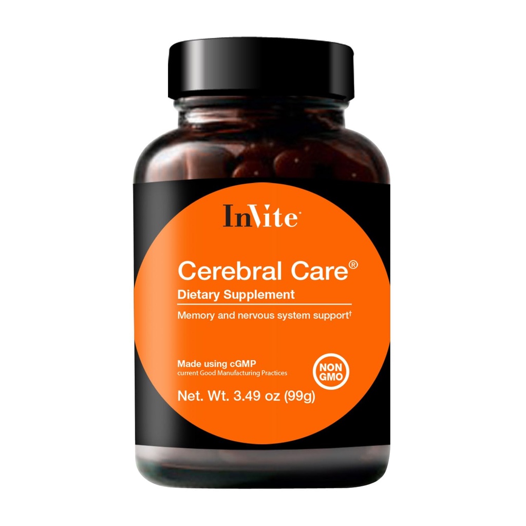 Invite Health Super Focus IQ (Cerebral Care) - Supports Brain Health Including Memory, Focus, Attention and Mood - 30 Servings