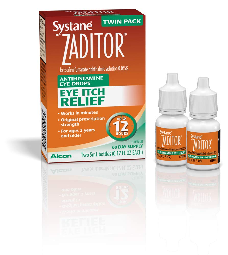 Edytor Antyhistaminowe krople do oczu, Twin Pack, 5 ml każdy