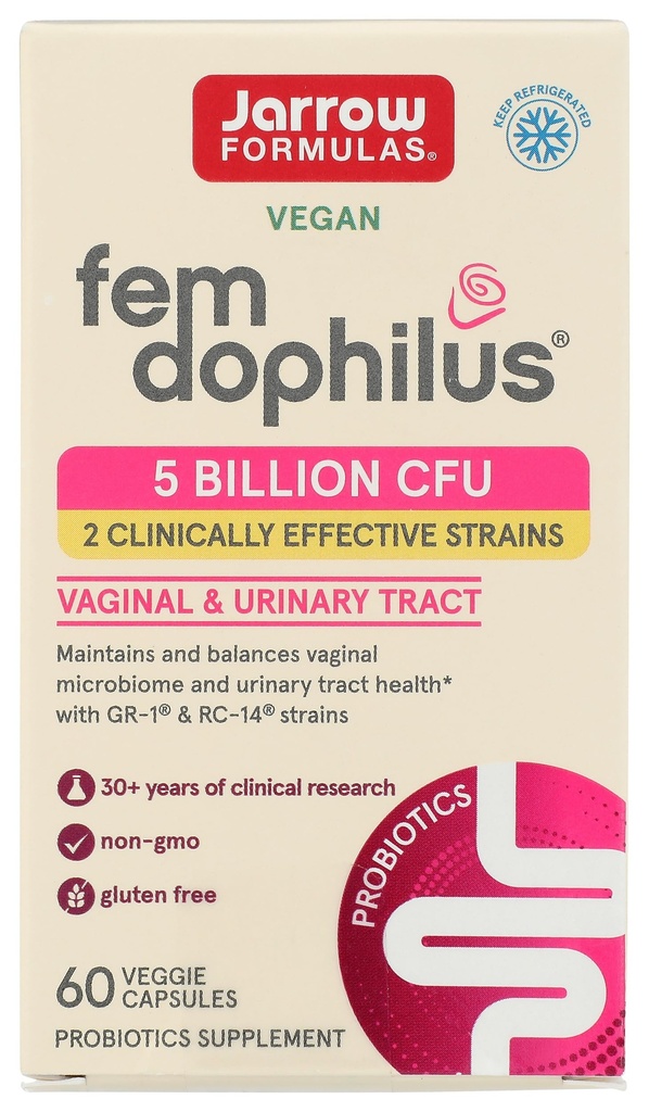 Jarrow Figuras Fem Dophilus 60 Count, 60 Ct