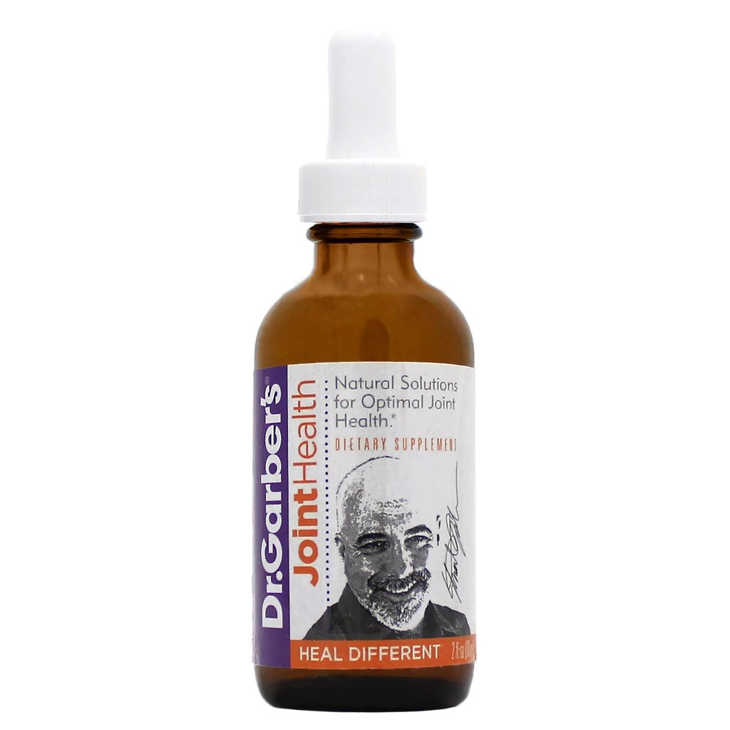 Dr Garber 's Natural Solutions Joint Health Oral Drops - Gemmoterapia Płynny Suplement do Zdrowego wspólnego wsparcia i funkcji, wspólnej naprawy i poprawy mobilności i elastyczności - 60ml