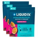 Płynny płyn do nawadniania - Passion Fruit Equipment 124; Electrolyte w proszku Drink Mix Equipment 124; 3 opakowania (48 Servings)