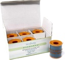 Simclean DermaPro Silicone Tape Waterproof -2 "x15" Indywidualne opakowanie 6- Latex Free Tape Medical for Securing Rana ubieranie - Silikon Rana Uzdrawiająca Taśma dla Wodoodpornej Skóry Wodoodpornej