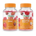 Żywe Cynk Kids + Biotin Kids, Gummies Bundle - Great Desting, Suplement witaminy, Gluten Free, GMO Free, Gummy do żucia
