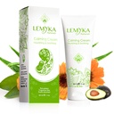 Naturalna Eczema Cream, Itch Relief do atopowego zapalenia skóry, Kojąca & Intensywnie nawilżające, Suchy pęknięty balsam skóry, Anti Itch Ointment, 10X Organic aloe vera, ceramidy, LEMYKA, 2OZ