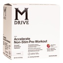 Mdrive Accelerate Pre- Workout Powder, Single Serving Pakiety, Mieszane Jagody, 30 Count (Niestymulant, Mieszane Jagody)