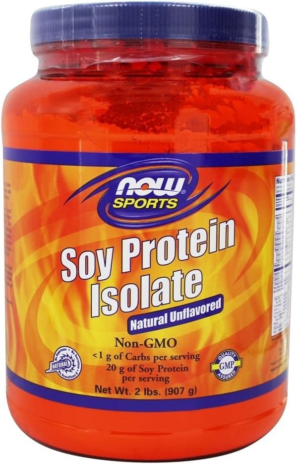 Teraz żywność Białko sojowe izolacja Non-GMO - 2lbs Unflavored (Białko na bazie roślin)