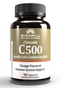 Windmill Health Products Chewable Witamina C- 500, Wsparcie systemu immunologicznego, Potężne przeciwutleniacze, 90 Tabletki, 90 Liczba