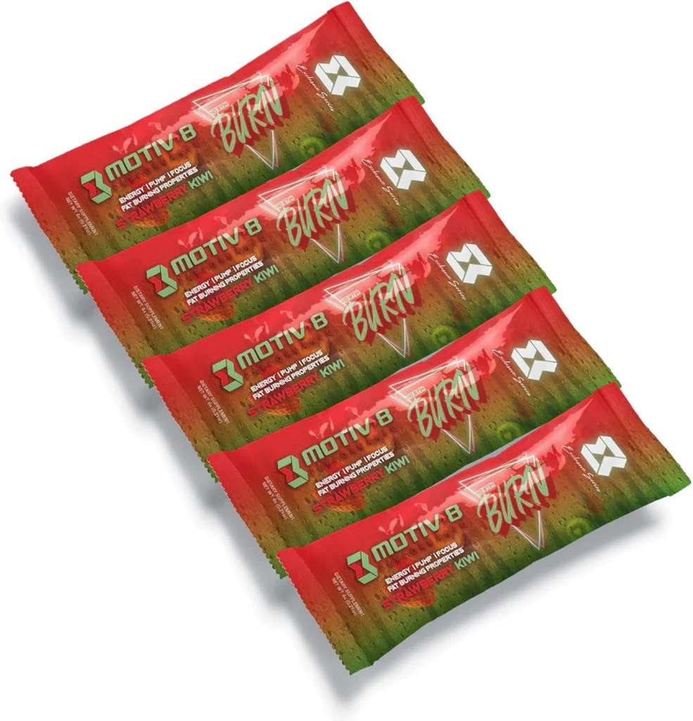 Motyw-8 Non Stim Pre- Workout, Boost Energy and Focus, Poprawa treningu, Ulepszenie nastroju, Zwiększa pompę, Nie Crash, Nie Jitters (5 Służenia, Truskawka Kiwi)