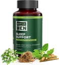 Suplement wsparcia snu z Bacopa, Valerian, Ashwagandha i innych ziół i witamin, Pomaga zdrowe wzorce snu, 60 Day Supply, 120 Kapsułki