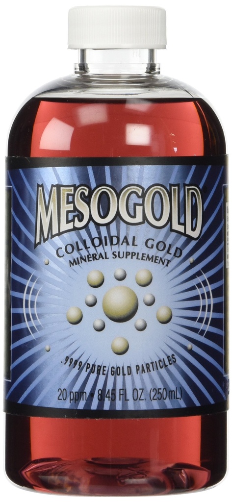 MesoGold ® 20 ppm Złoto koloidalne 250 ml / 8.45 Oz