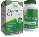 Health Thru Nutrition Mindful GI - Healthy Mind & Gut Complex 124; z Digexin, Magnezu, L- Glutamine i Probiotic dla wsparcia Gut- Brain Axis 124; Regularność, Przekwitanie, Suplement Calmness