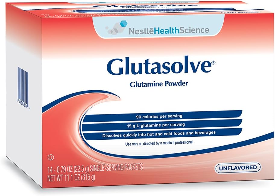Glutasolve Glutamina proszek, nieflawored, 0, 79 Oz Packet, 14 opakowań