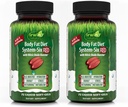 Irwin Naturals Body Fat Diet System- Six RED - 72 Płynne żele - 2 opakowania