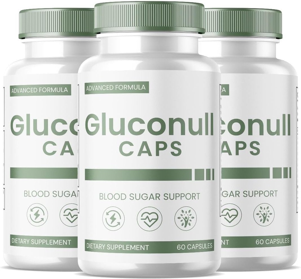 SPRESSO (3 opakowania) Gluconull kapsułki, Gluco Null Glico Optimizer, Gluco Null Natural Blood Vessel Cleaner, Gluconull for Natural Health (180 kapsułki)