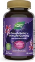 Nature 's Way Sambucus Cough Relief +, Gummy immunologiczne, Poczuj się lepiej szybciej, Klinicznie udowodniony Południowoafrykański Geranium Root Extract, z ekstraktem Elderberry, Witamina C & Zinc, 60 Gummies (Opakowania maja Vary)