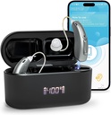 Pomoc słuchu (nie Wzmacniacze), Bluetooth Rechareable Słuchaczy dla starszych dorosłych, Superior Sound Quality OTC Smart Hear Aid with Noise Cancellation, Bluetooth Enabled & App Control, 4 tryby
