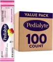 Pedialyty w proszku Electrolyte, lemoniada truskawkowa, napój nawadniający, 100 opakowań z proszkiem pojedynczo podawanym