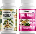 Optymalne rozwiązania Wellness: Wsparcie dla menopauzy ziołowej i Ginseng + Ginkgo Biloba Energy & Brain Focus Booster dla mężczyzn i kobiet