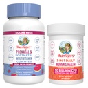 MaryRuth Organics Prenatal Postnatal Gummies wielopostaciowy (Truskawka) & Kobiety 3- in-1 Codzienne kapsułki probiotyczne 124; Czysty projekt etykiet zweryfikowany ® 124; Karmienie piersią & Gut Zdrowie 124; Wegan, Non-GMO