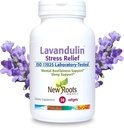 Nowe Korzenie Lavandulina 124; Suplement Lawendowy 124; Organiczny Lawenda & Witamina E 124; Spokojny Stres & Support Sleep (30 Softgels)