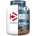 Dimatize ISO100 Proszek proteiny serwatki Izolat, Czekolada smakosz, 25g białka, 5 Funt, 5,5 g BCAA, Mniej niż 120 Cal., Gluten Free, 1g tłuszczu, 1 g cukru, 2g karb (71 Sług)