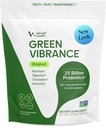 Wibracyjne Zdrowie, Zielona Wibracja, Zawiera 65 Plant-oparte Superfoods, 25 Miliard Probiotyki, Włókno, Adaptogens & Enzymy, 83 Sługi