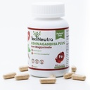 Aszwagandha z bisglicynianem żelaza - 300mg & Biodostępny żelazo 10mg - 60 kapsułek